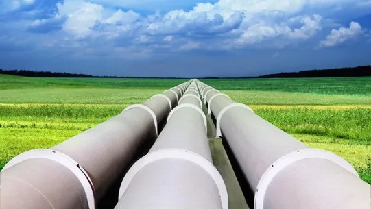 The collapse of the oil flow