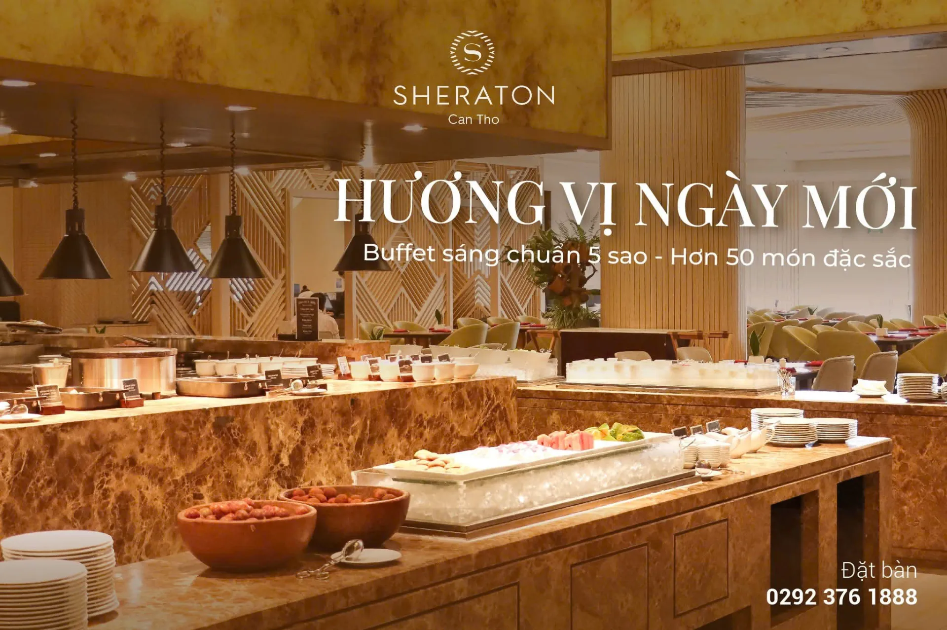 Sheraton Can Tho Breakfast Buffet: Starting the New Day with a Thoughtful Breakfast