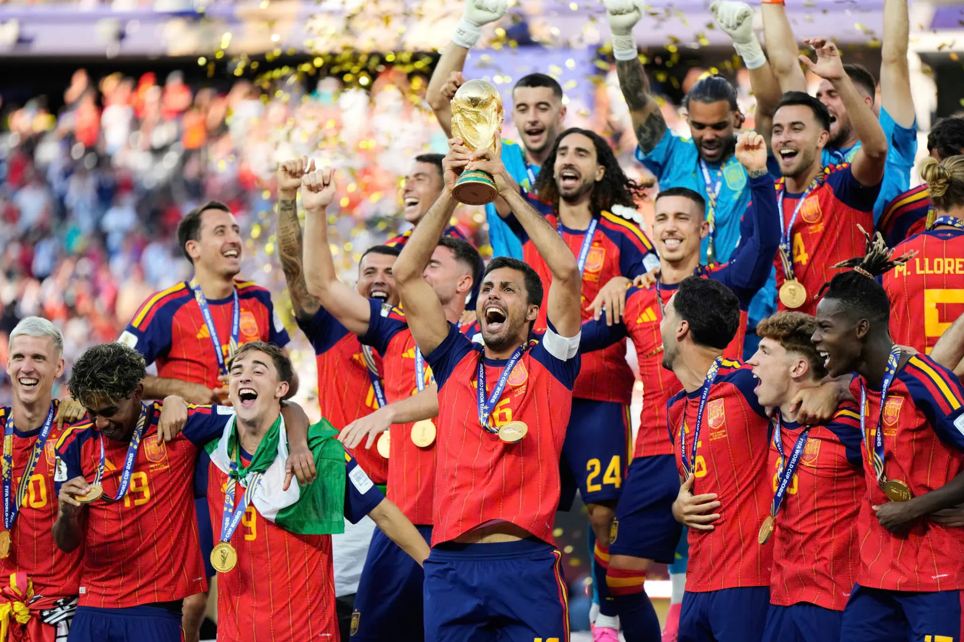 Spain wins the 2026 World Cup after a victory over Argentina