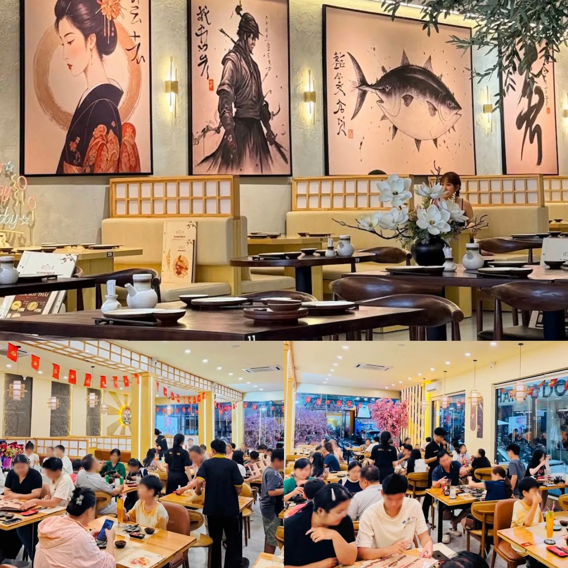 Tổng hợp từ đánh giá của khách hàng trên app Maps và ảnh được đăng tải trên FB. SUSHI GOLD CẦN THƠ- 19 Mậu Thân